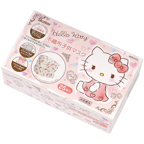 スケーター 子供用キャラクターマスク Mサイズ 不織布 25枚入 MSKP25 すみっコぐらしうさぎのおにわ_6