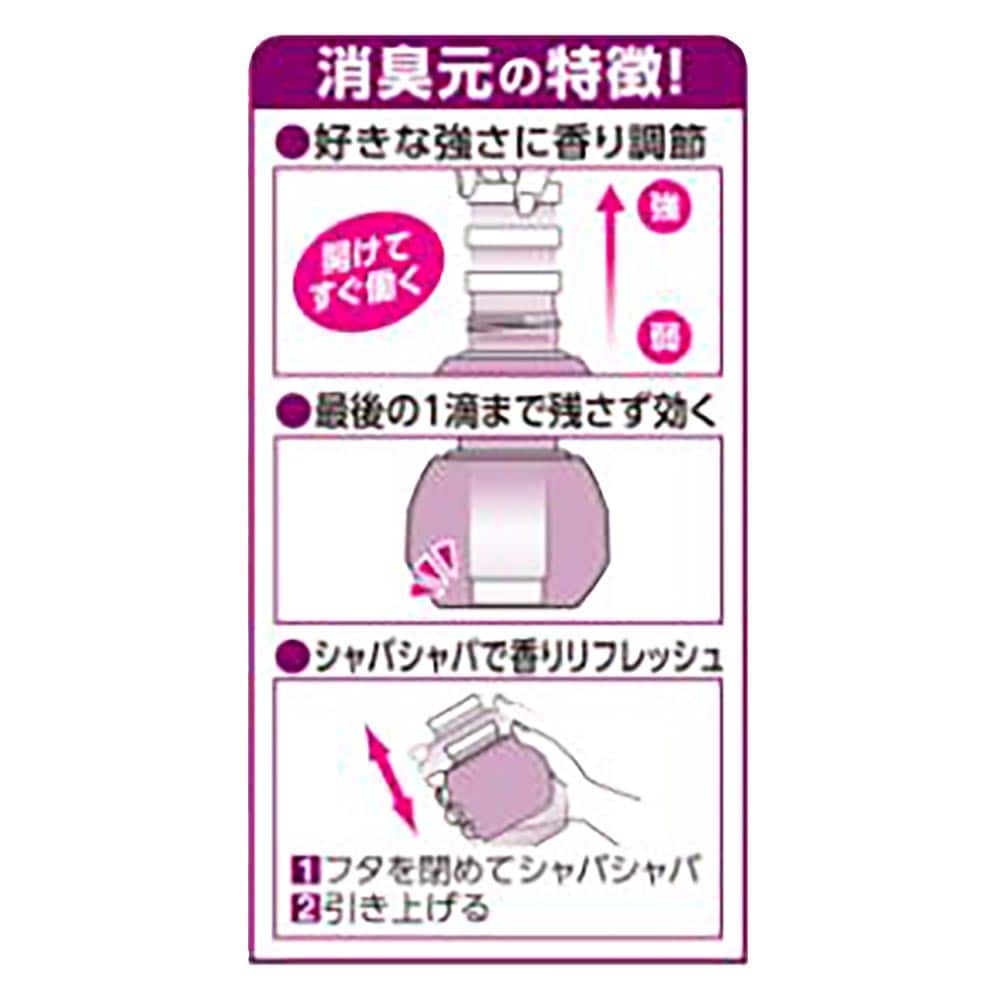 お部屋の消臭元 お部屋の消臭元 ふんわり清潔せっけん 7347115