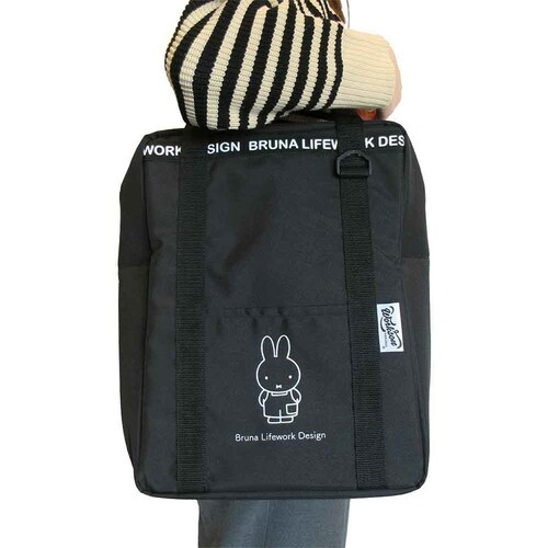 �}���I miffy DIY�N�[���[�o�b�O 12.5L �u���b�N J-72645_5