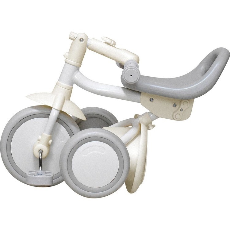 JTCBABY おでかけ三輪車 J-5378 ホワイト 7349201 │アイリスオーヤマ
