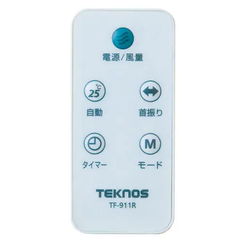 TEKNOS フルリモコンタワー扇_6