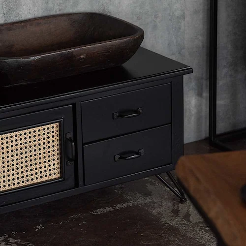 TVボード ブラック PM-336BK 【時間指定不可】【代引不可】【同梱不可】_11