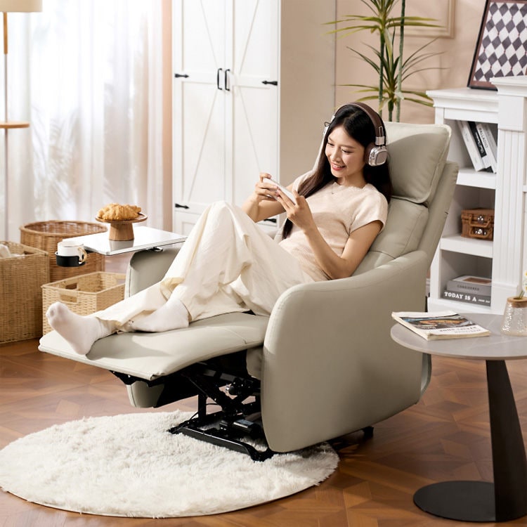 FlexiSpot 電動リクライニングソファ ライトグレー Lune-PRO-LG-JA