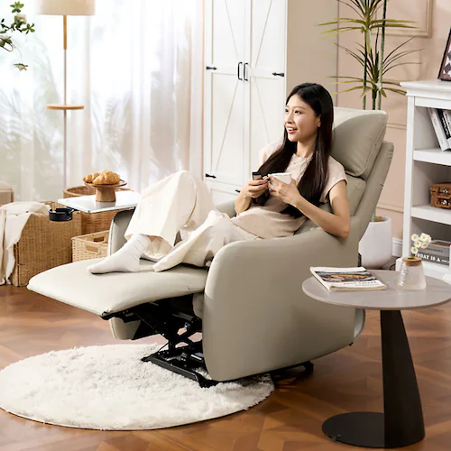 FlexiSpot 電動リクライニングソファ ライトグレー Lune-PRO-LG-JA 【時間指定不可】【代引不可】【同梱不可】_8