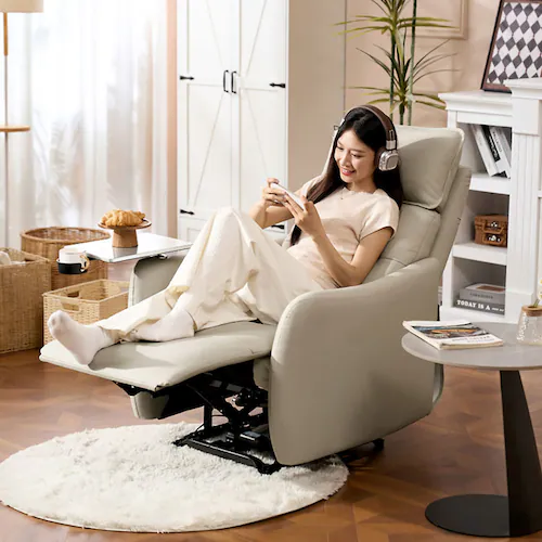 FlexiSpot 電動リクライニングソファ ライトグレー Lune-PRO-LG-JA 【時間指定不可】【代引不可】【同梱不可】_9