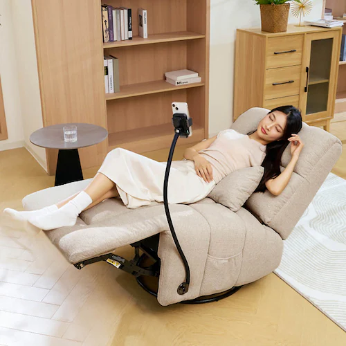 FlexiSpot 電動リクライニングソファ Waffle-S-P-JA ピンク【時間指定不可】【代引不可】【同梱不可】_14