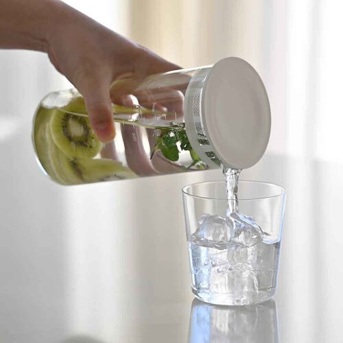 HARIO SLOWRA �ϔM�K���X �t���[�c�s�b�`���[ 700ml �z���C�g SFPI-700-W_8