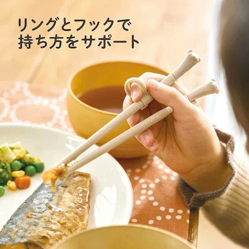 bebebird おはしじょうず クマ(ベージュ)_10