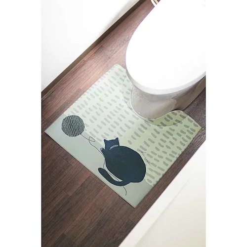 スキマにピタっ!拭けるトイレマット スキマにピタっ!拭けるトイレマット ドット_8