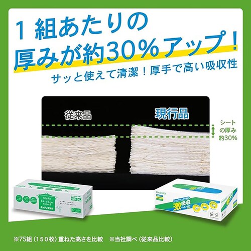 激吸収 ネピア 激吸収キッチンタオル ボックス 75W 541000_3
