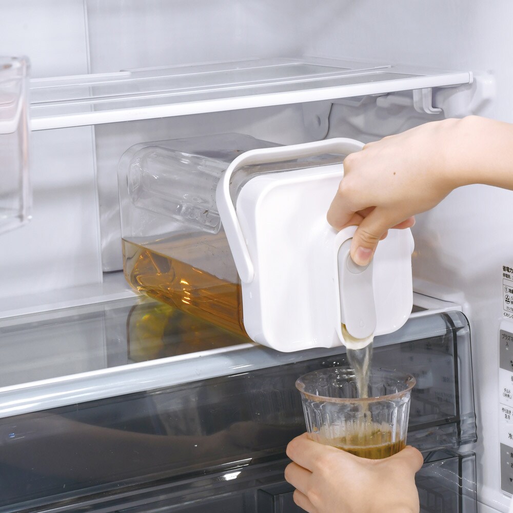 あかり　ポットのセット パール金属 クールラージ 冷水ポット 3.5L 横置きOK DD-8021 7352292