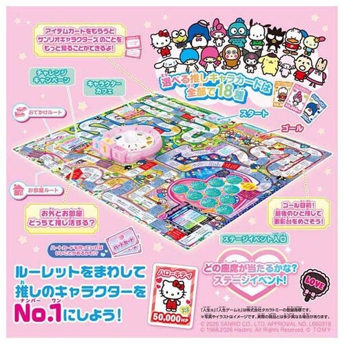 サンリオキャラクターズ 人生ゲーム_2