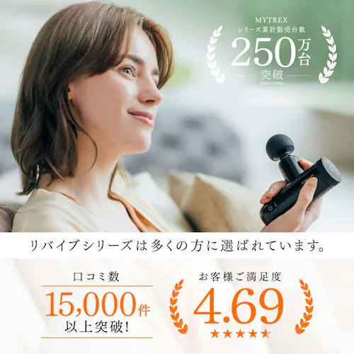 ハンディガン REBIVE MINI XS 2 MT-RX2-24B-B ブラック_6