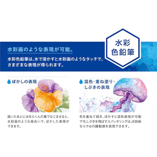 アートライン アートライン水彩色鉛筆リベリオ100色セット KCPL-W100C/H_1