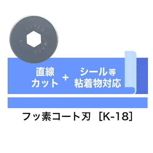 ディスクカッター替刃(フッ素コート丸刃) K-18_1