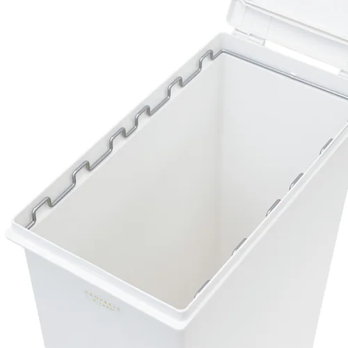 天馬 スリム ゴミ箱 45L フタ付き ワンタッチ開閉 大容量 ホワイト ELP-SP45PUSH_8