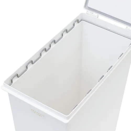 天馬 スリム ゴミ箱 45L 防臭 フタ パッキン付 大容量 ホワイト ELP-SP45DEO_8