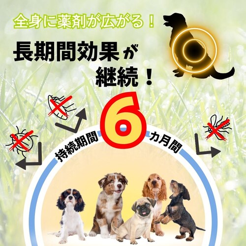 アース・ペット 薬用アースノミマダニとり&蚊よけ首輪 子犬用_3