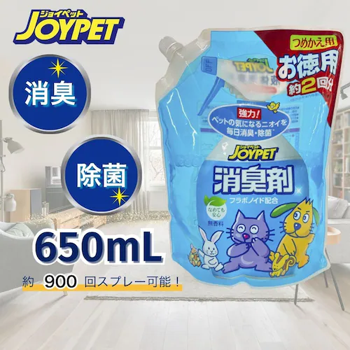 ジョイペット JOYPET 液体消臭剤 詰替 ジャンボパック 650mL_1