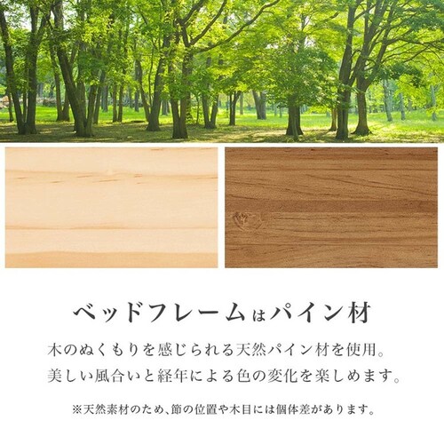 畳シングルベッド 3段階 宮棚コンセント付き MB-5168S-LBRキフネ ライトブラウン/キフネ【時間指定不可】【代引不可】【同梱不可】_6