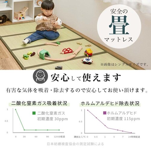 畳セミダブルベッド 宮棚コンセント付き WB-7727SD-LBRクラマ ライトブラウン/クラマ【時間指定不可】【代引不可】【同梱不可】_5