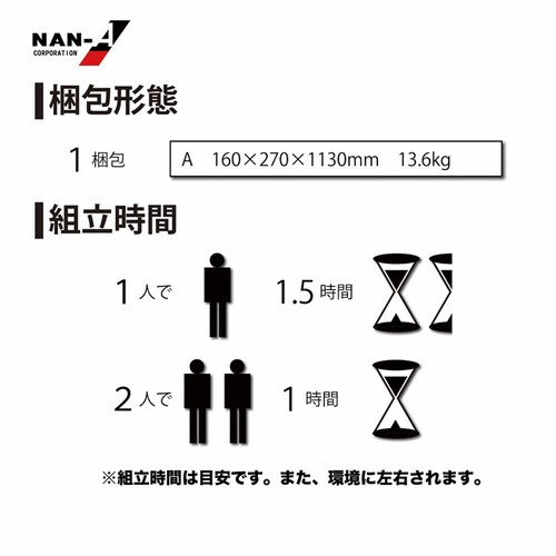南栄工業 サイクルハウス2台用BK_5