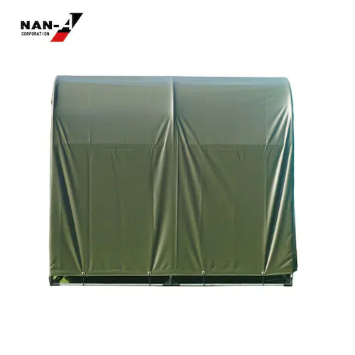 南栄工業 サイクルハウス2台用ARMY_2
