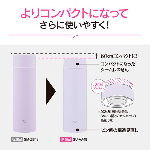 象印 象印ステンレスマグ 0.36L SU-AA36-RM ポピーレッド_4