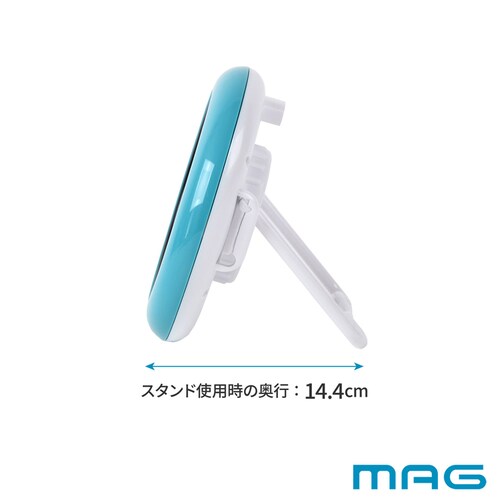 MAG お風呂で使える生活防水時計 バブルコート ホワイト_5