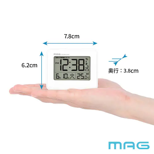 MAG 電波目覚まし時計_4
