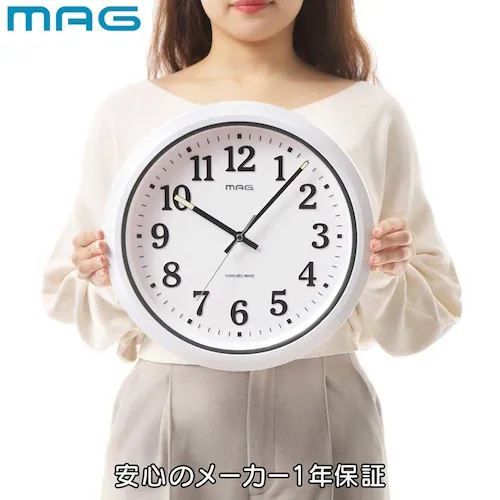 MAG 電波防塵防水掛時計 ナヤ_8