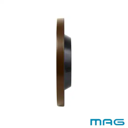 MAG 壁掛け時計 梓 ブラウン_5