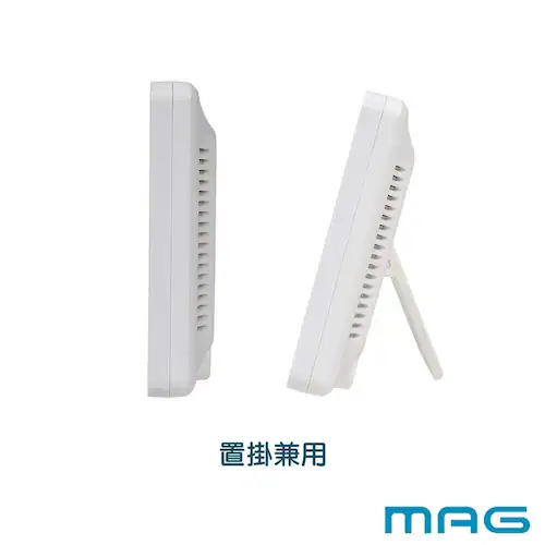 MAG デジタル電波置掛兼用時計クリアビュー_5