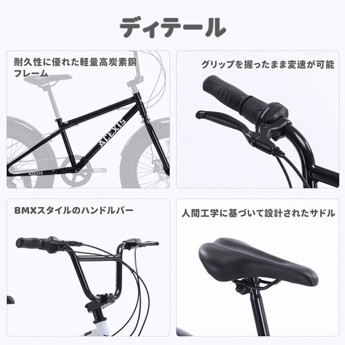 ACEXIS 【完成車】ACEXISファットバイク TUNDRA ブラック【時間指定不可】【代引不可】【同梱不可】_12