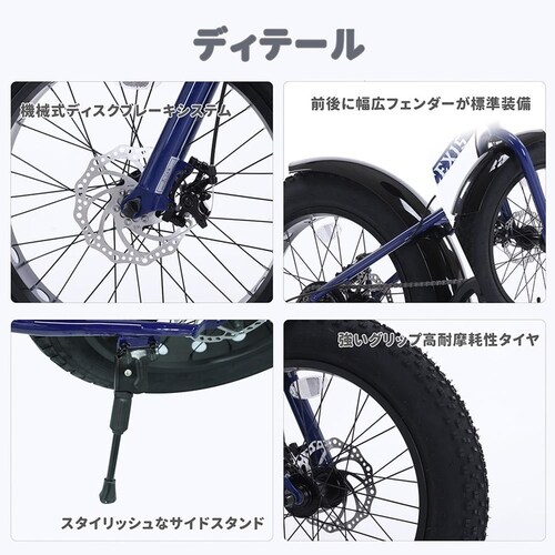 ACEXIS 【完成車】ACEXISファットバイク TUNDRA ブラック【時間指定不可】【代引不可】【同梱不可】_13