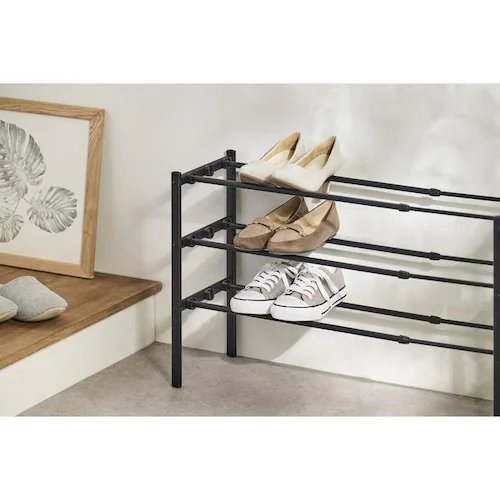 LIV PLUS Quick Lock �L�k���V���[�Y���b�N 3�i �u���b�N NY-361_4