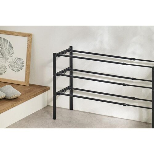 LIV PLUS Quick Lock �L�k���V���[�Y���b�N 3�i �u���b�N NY-361_5