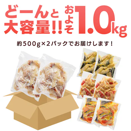 【訳あり】マダラ端材 塩こうじ漬け 1kg(500g×2p) 【時間指定不可】【代引不可】【同梱不可】_2