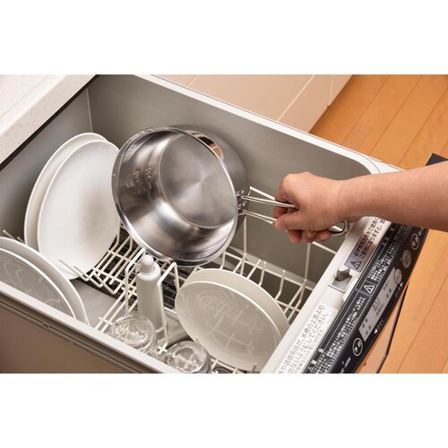 下村企販 食洗機で洗えて注ぎやすいゆきひら鍋18cm 45497_4