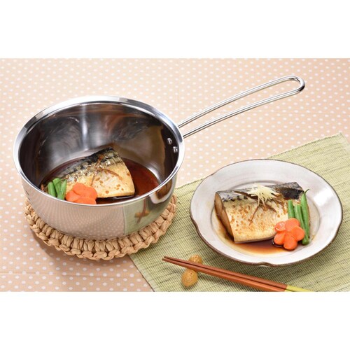 下村企販 食洗機で洗えて注ぎやすいゆきひら鍋18cm 45497_5