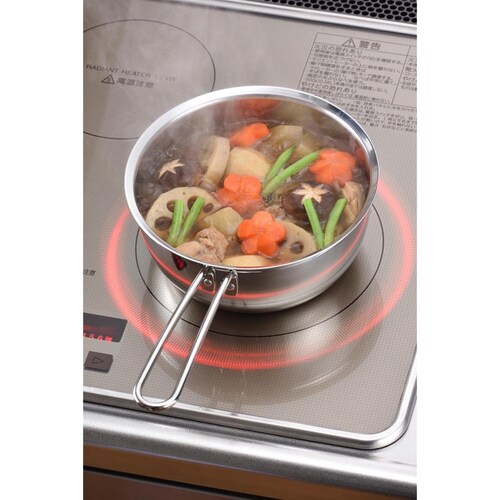 下村企販 食洗機で洗えて注ぎやすいゆきひら鍋18cm 45497_8