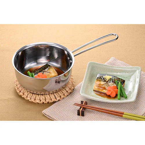 下村企販 食洗機で洗えて注ぎやすいゆきひら鍋16cm 46121_3