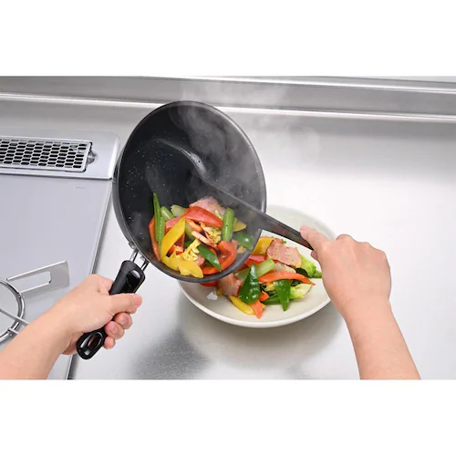 下村企販 燕三条 鉄製ミニいため鍋 20cm 46397_2