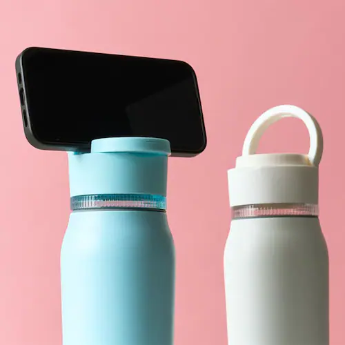 KEVNHAUN スマホスタンド付きステンレスマグボトル ブラック_9