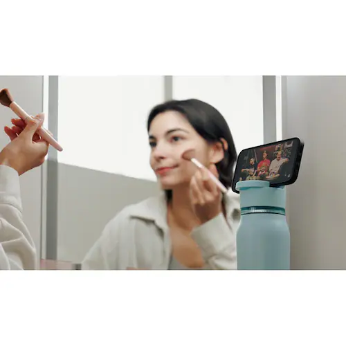 KEVNHAUN スマホスタンド付きステンレスマグボトル ブラック_15