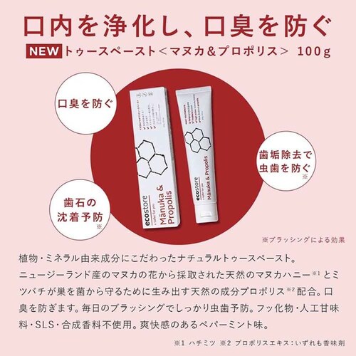 エコストア エコストア トゥースペースト 100g 1個 ホワイトニング_3