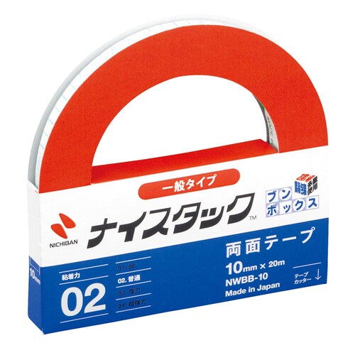 ナイスタック(TM) 一般タイプ ブンボックス(TM) 10mm×20m 12巻入 NWBB-10_1
