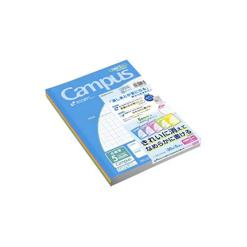 キャンパス キャンパス 用途別ノート 5冊パック ノ-30S10-5X5 ベーシック_1