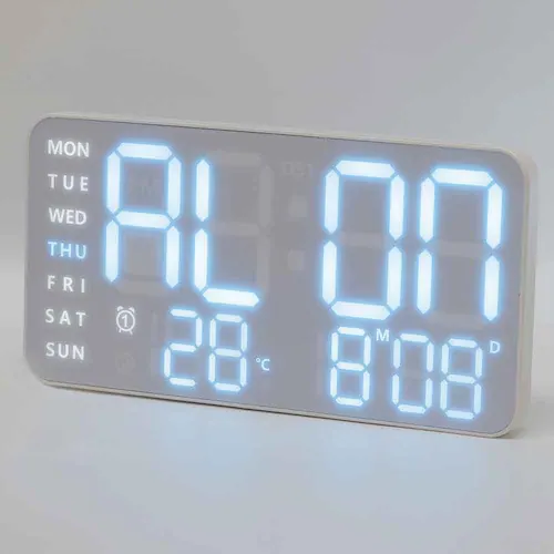 SLOWER LED CLOCK Cielo SLW366 ブラック(ホワイトLED)_5