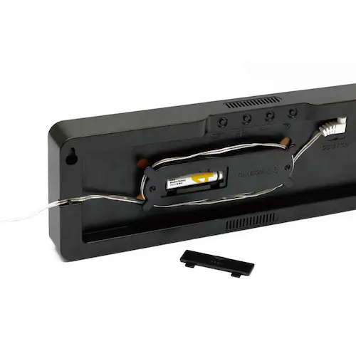 SLOWER LED CLOCK Rico BLACK SLW367_2